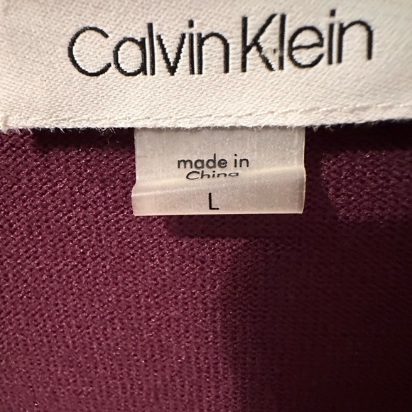 Calvin klein open front cardigan , bell sleeves decorative metal. - Picture 4 of 4
